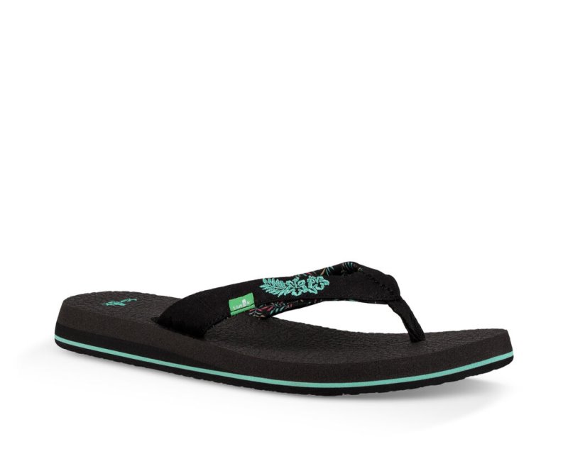 Tong Sanuk Yoga Paradise 2 Femme - Noir XUIMSK537